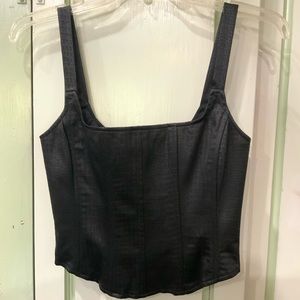 Vintage Guess Y2K snakeskin corset top.